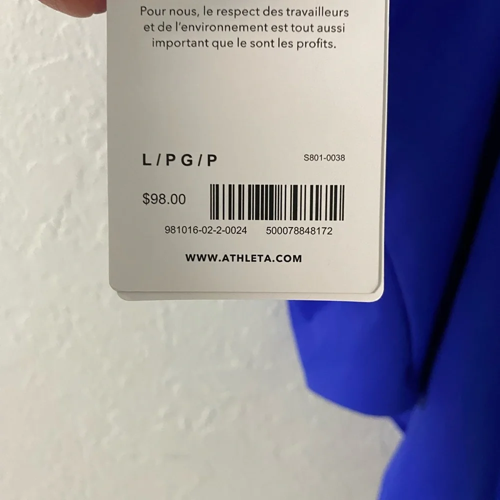 Athleta Malibu Onepiece Swimsuit in blue - Picture 5 of 6